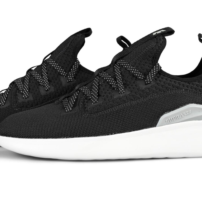 Supra Factor Shoes Black/Light Grey/White