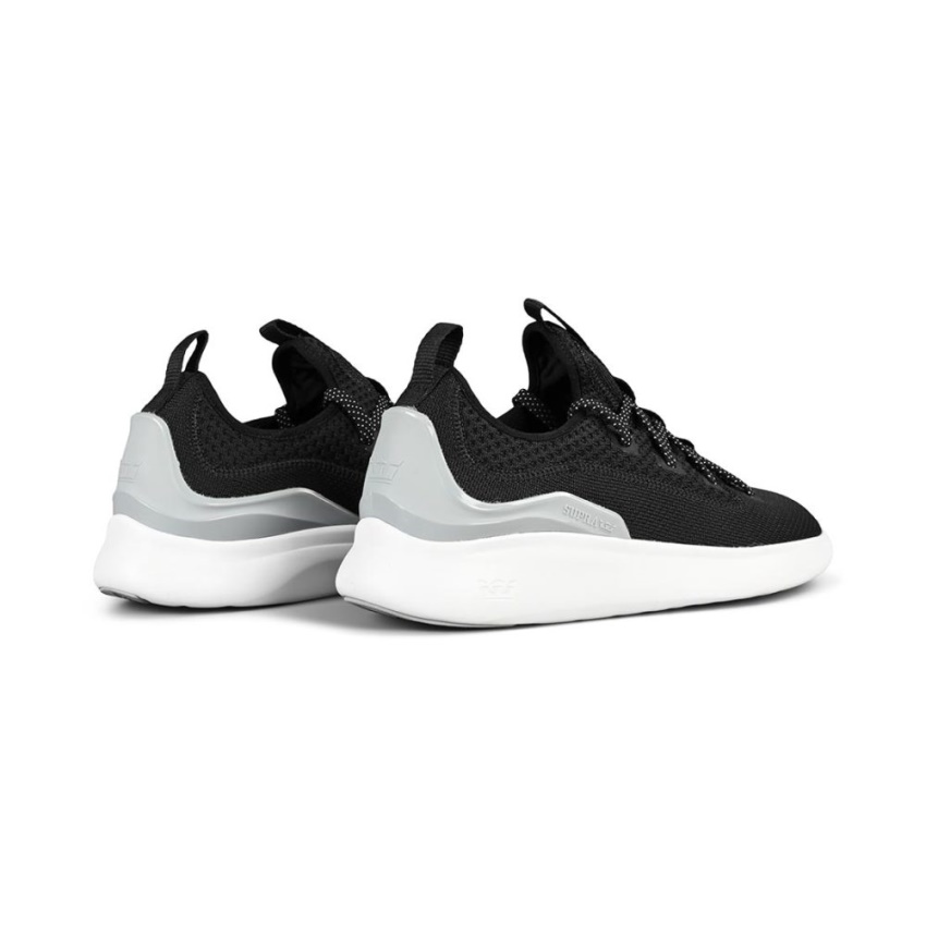 Supra Factor Shoes Black/Light Grey/White