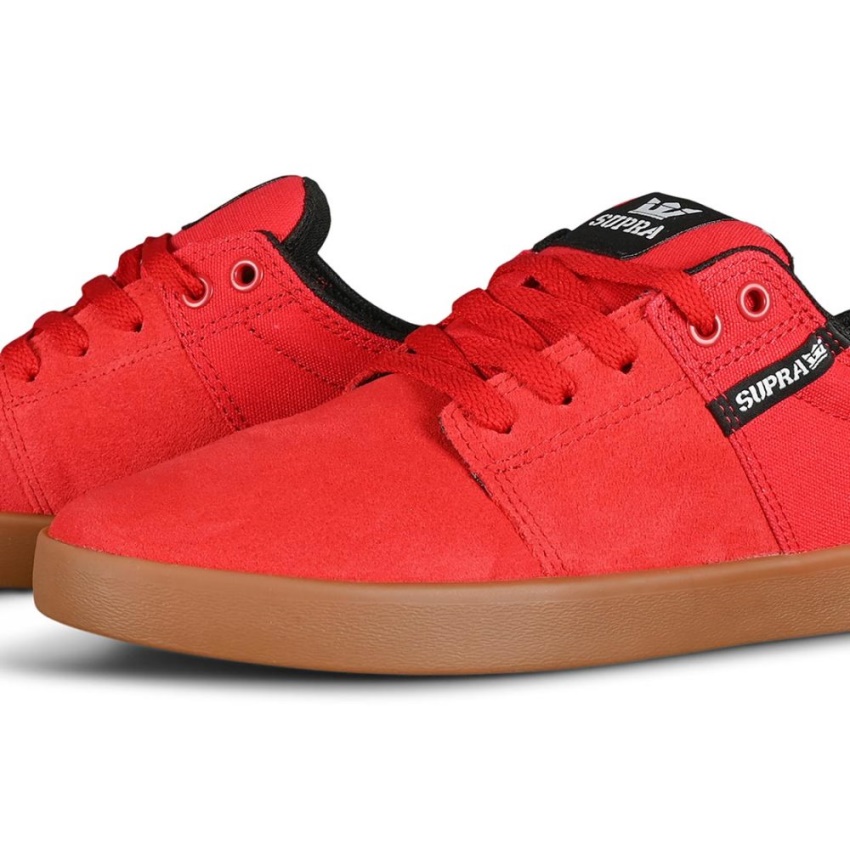Supra Stacks Ii Skate Shoes Red/Gum