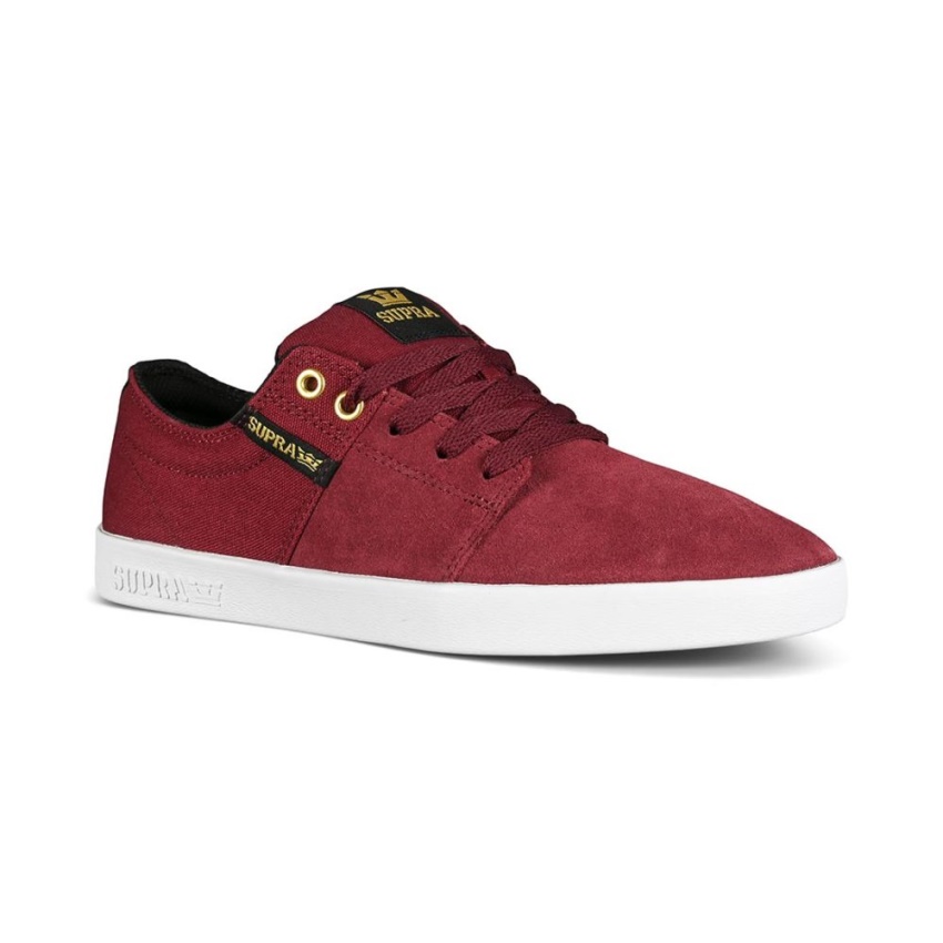 Supra Stacks Ii Skate Shoes Wine/White