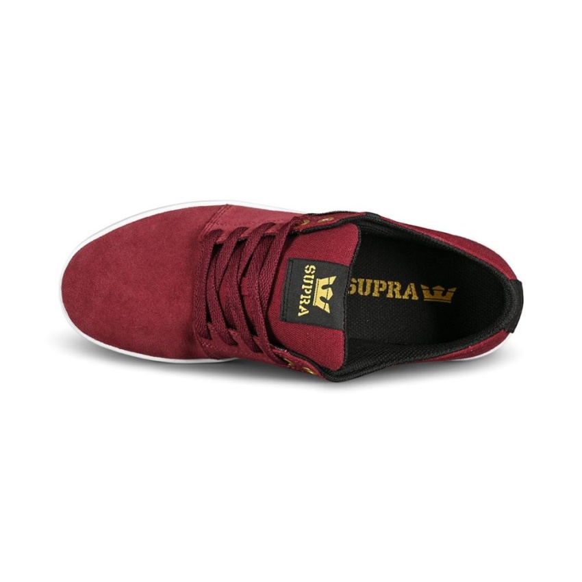 Supra Stacks Ii Skate Shoes Wine/White