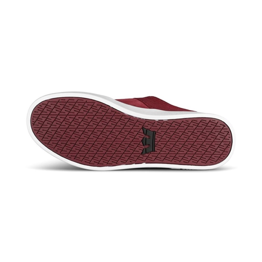 Supra Stacks Ii Skate Shoes Wine/White
