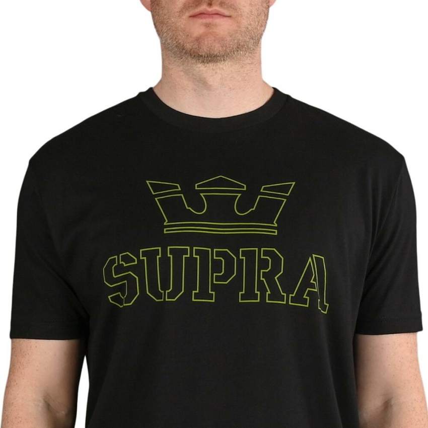 Supra Above S/S T-Shirt Black/Hi Vis