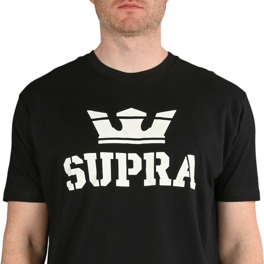 Supra Above S/S T-Shirt Black/White