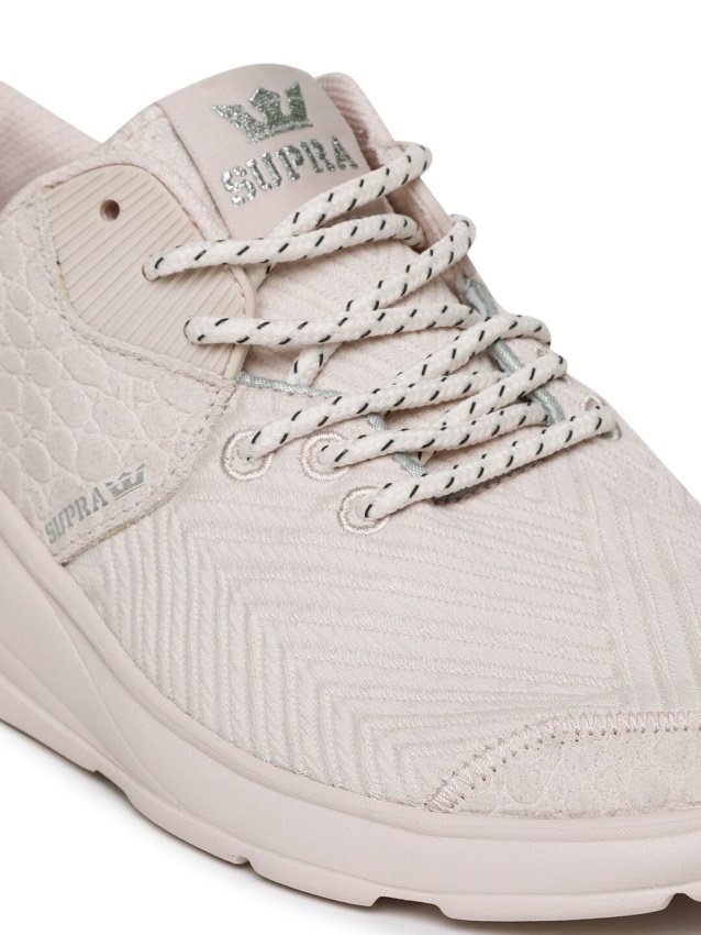 Women Noiz Leather & Textile Sneakers Supra Pink