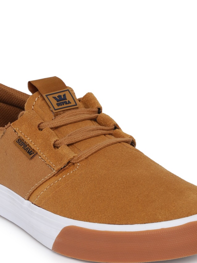Men Flow Sneakers Supra Tan Brown