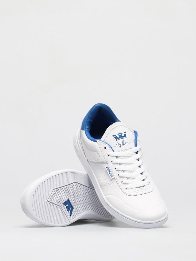 Supra Elevate Shoes White/Royal White