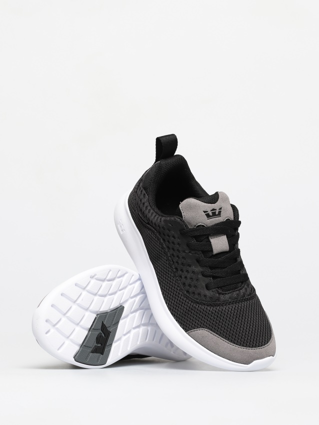 Supra Factor Tactic Shoes Black/Grey White
