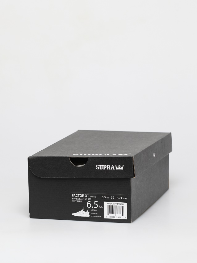 Supra Factor Xt Shoes Bone/Black White