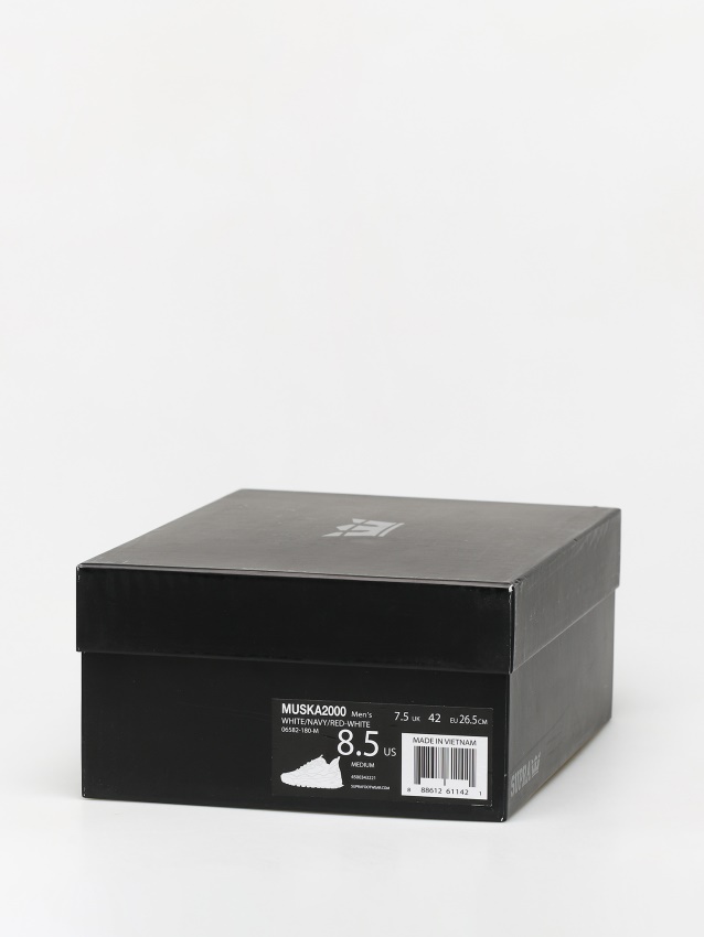 Supra Muska 2000 Shoes White/Navy/Red White