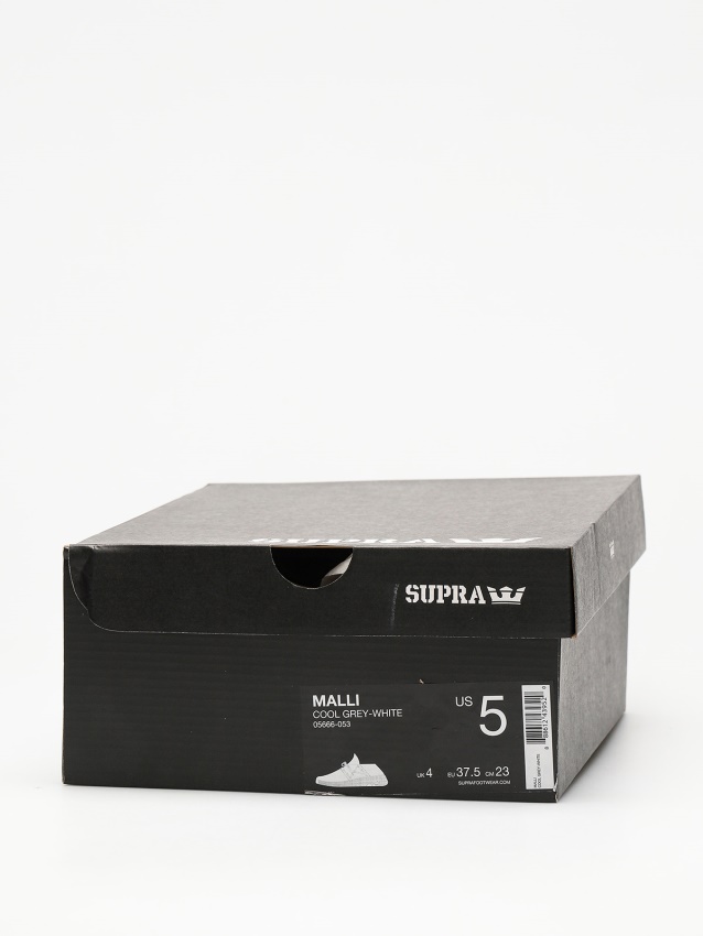 Supra Shoes Malli Cool Grey White