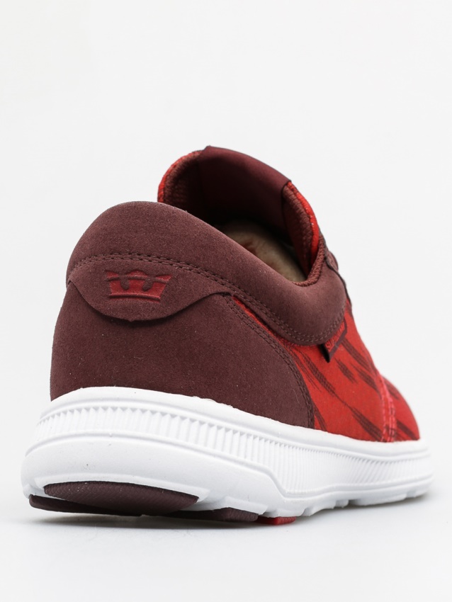 Supra Sneakers Hammer Run Red/Burgundy White