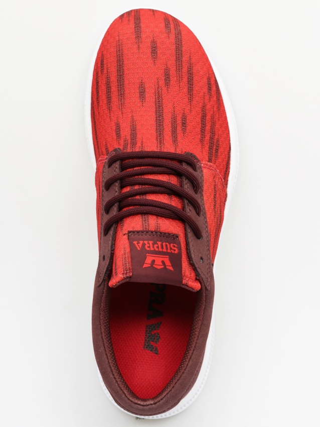 Supra Sneakers Hammer Run Red/Burgundy White